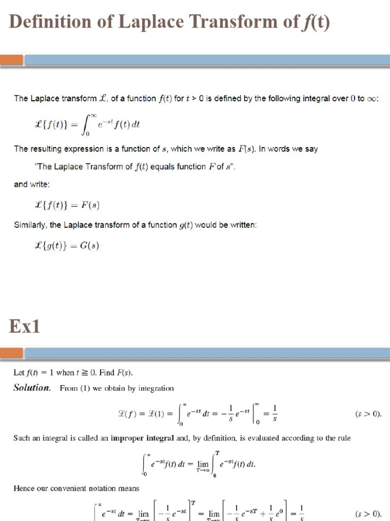 Laplace Transform 11 | PDF