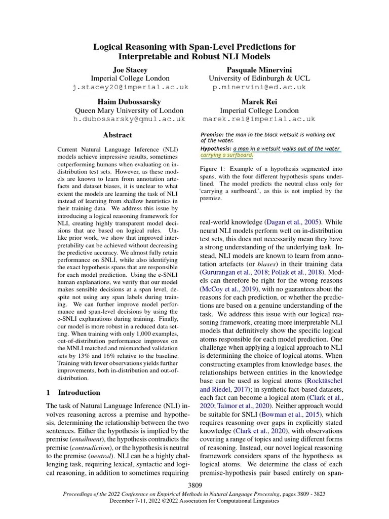 Logical Reasoning With Span-Level Predictions For Interpretable And ...