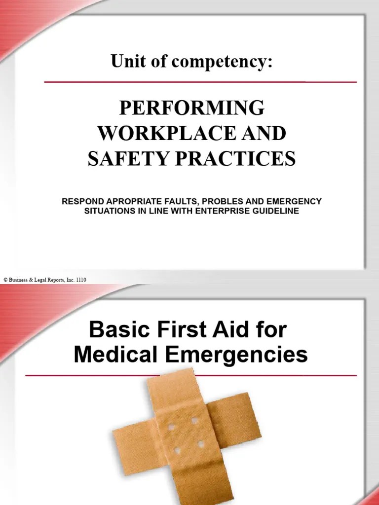 2. RESPOND APPROPRIATE FAULTS, PROBLEMS AND EMERGENCY SITUATION | PDF ...