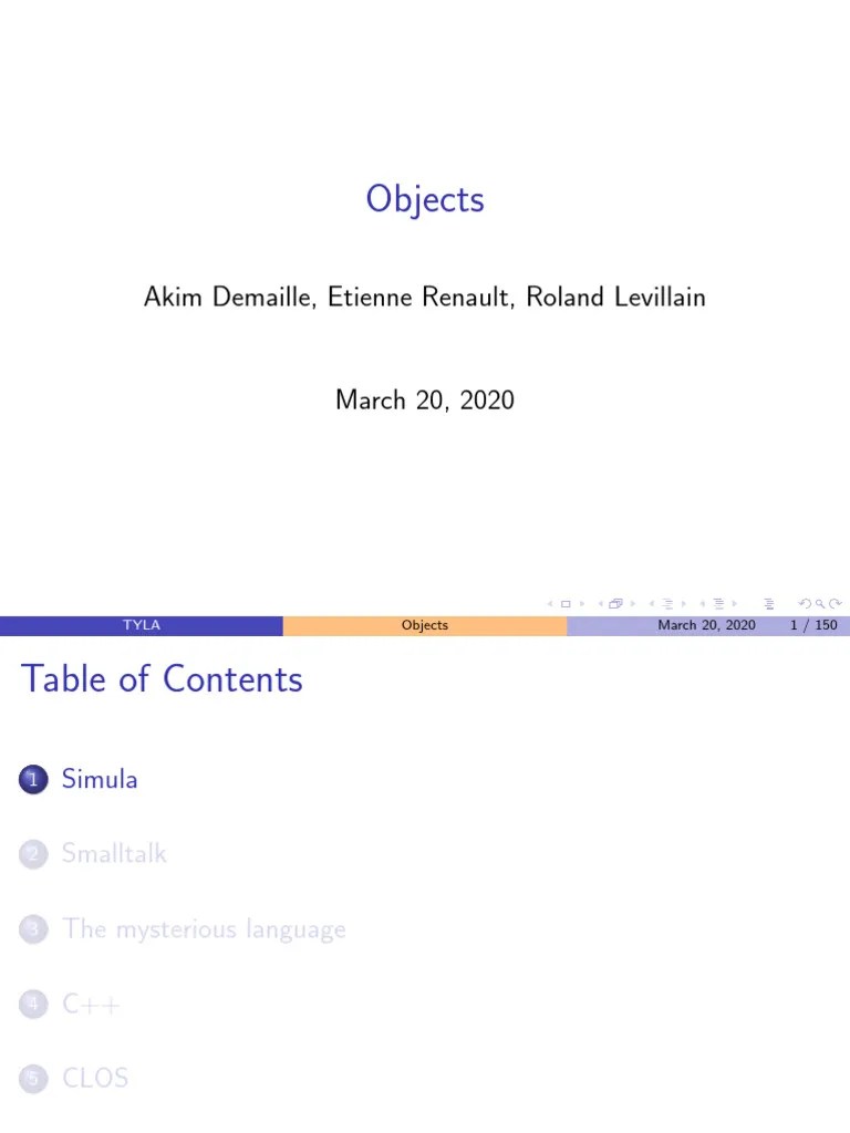 04-object | PDF | Object Oriented Programming | Object (Computer Science)