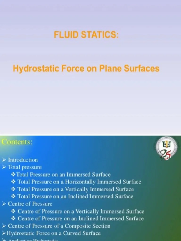 Hydrostatic Pressure Pdf