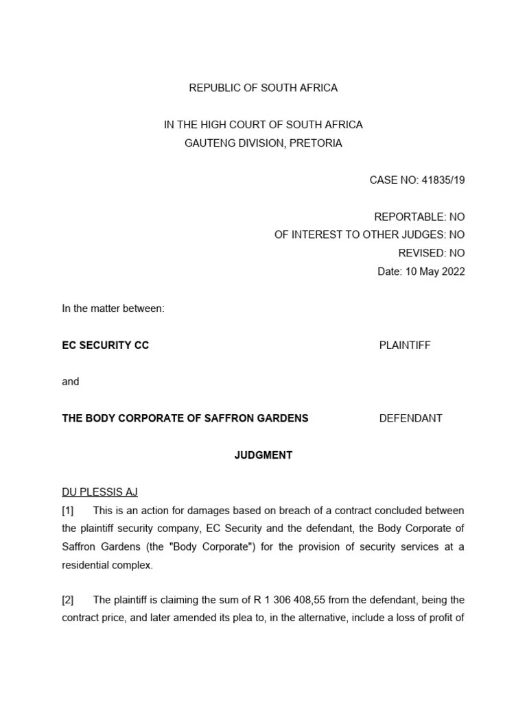 Breach Of Contract | PDF | Breach Of Contract | Damages