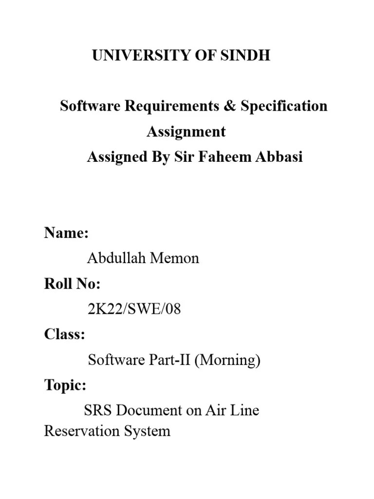 Srs Documents | PDF | Software Testing | Reliability Engineering