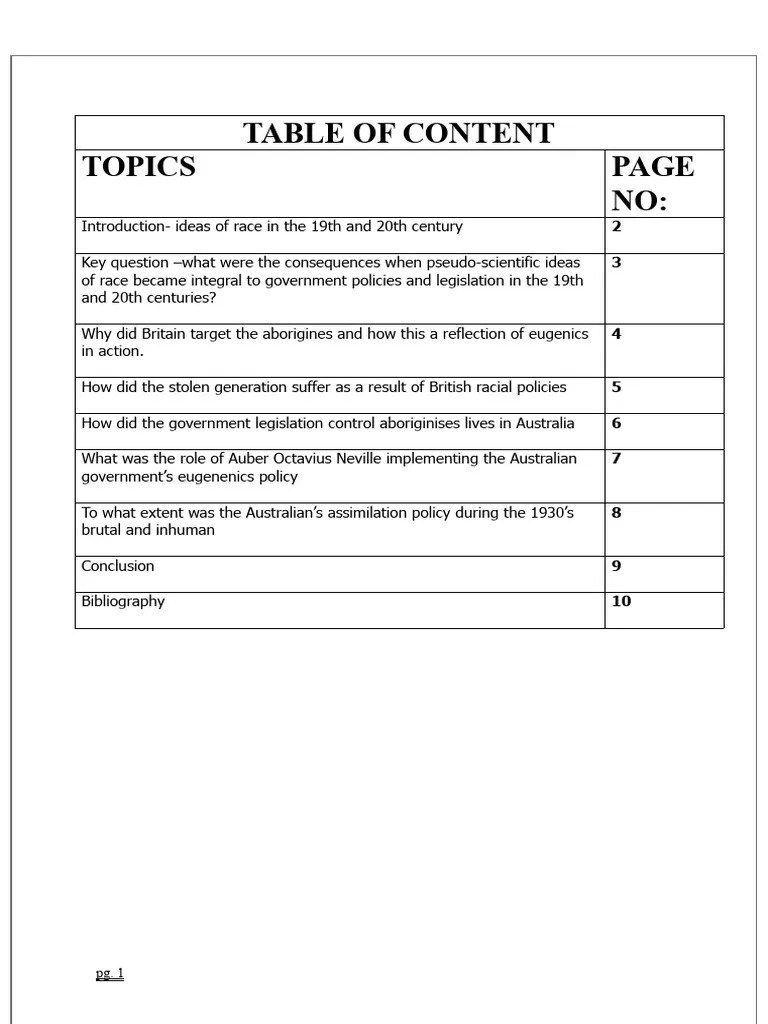 Australia Assignment | PDF | Indigenous Australians | Eugenics
