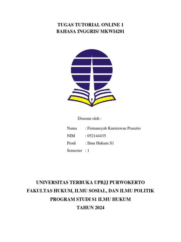 Firmansyah 052144435 - Tugas 1 - Bhs - Inggris | PDF | Human Communication