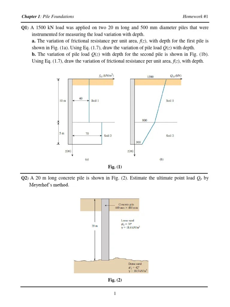 Foundation Pile Pdf Science Mathematics