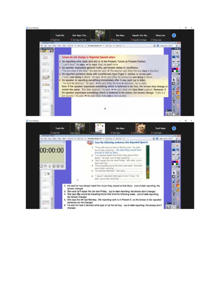 Reported Speech Pdf