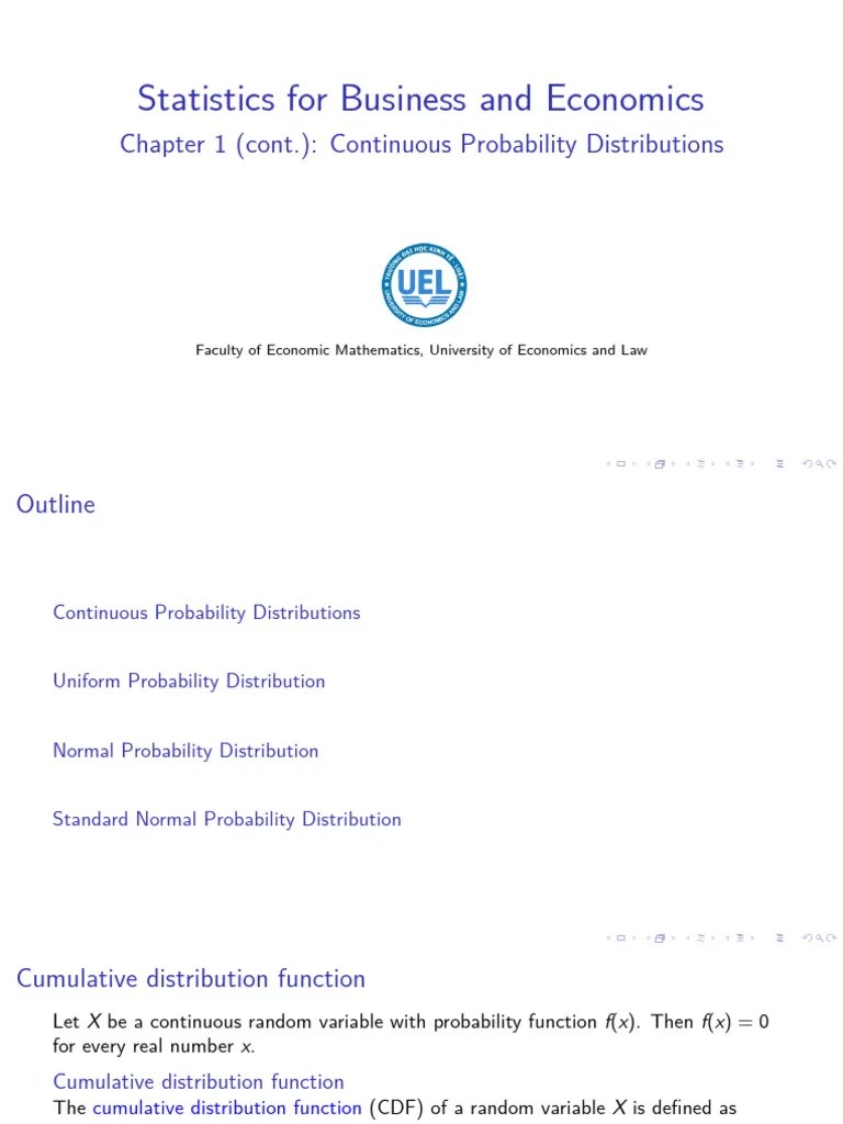 SLIDES Probability-Part3 | PDF | Normal Distribution | Probability ...