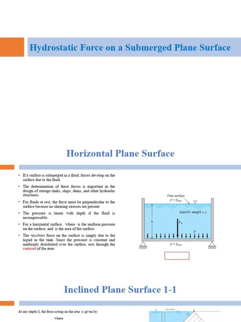 Chapter 2 2 Hydrostatics | PDF | Buoyancy | Pressure