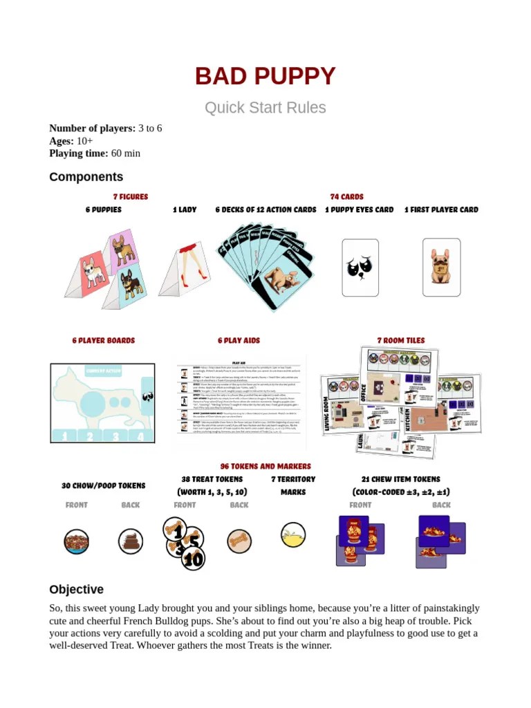Badpuppy Quickstartrules En 1 Pdf
