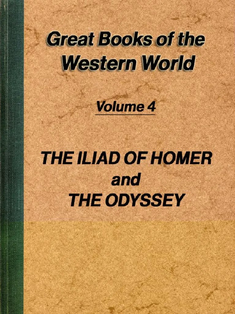 (Great Books Of The Western World (04) ) Homer - Samuel Butler (Translator) - The Iliad, The ...