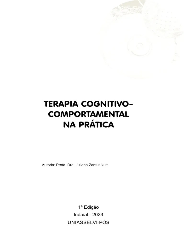 Terapia Cognitivo-Comportamental Na Prática | PDF | Terapia Cognitiva ...