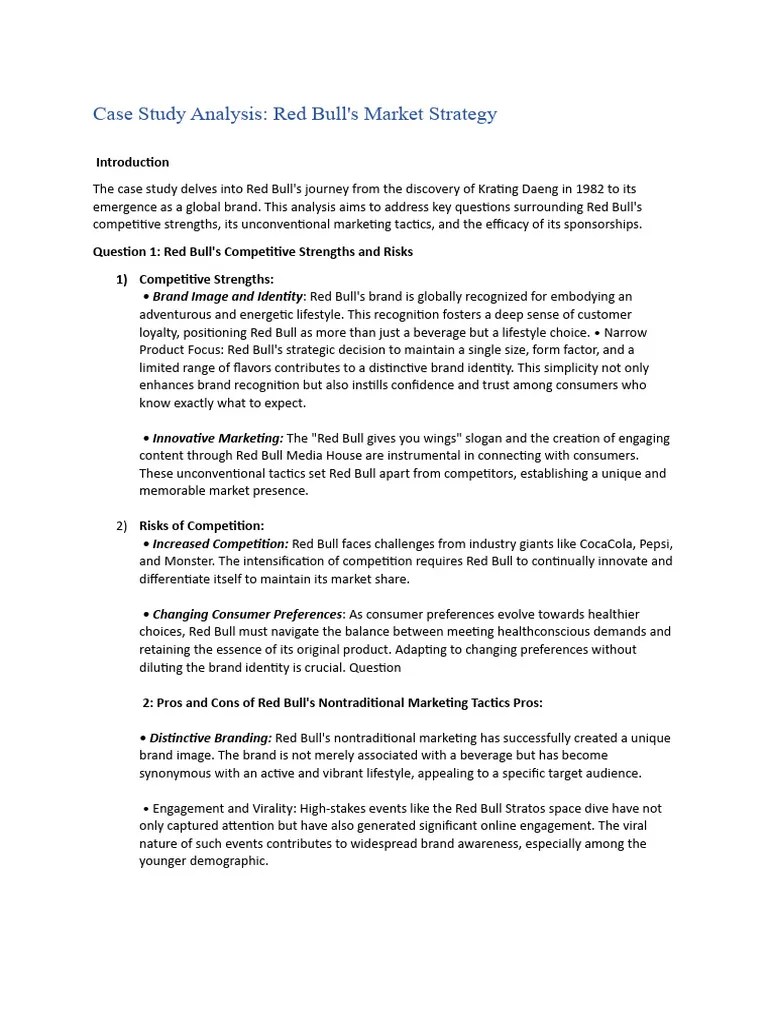 Red Bull | PDF | Brand | Target Audience