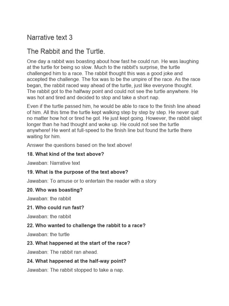 Narrative Text 3 Pdf