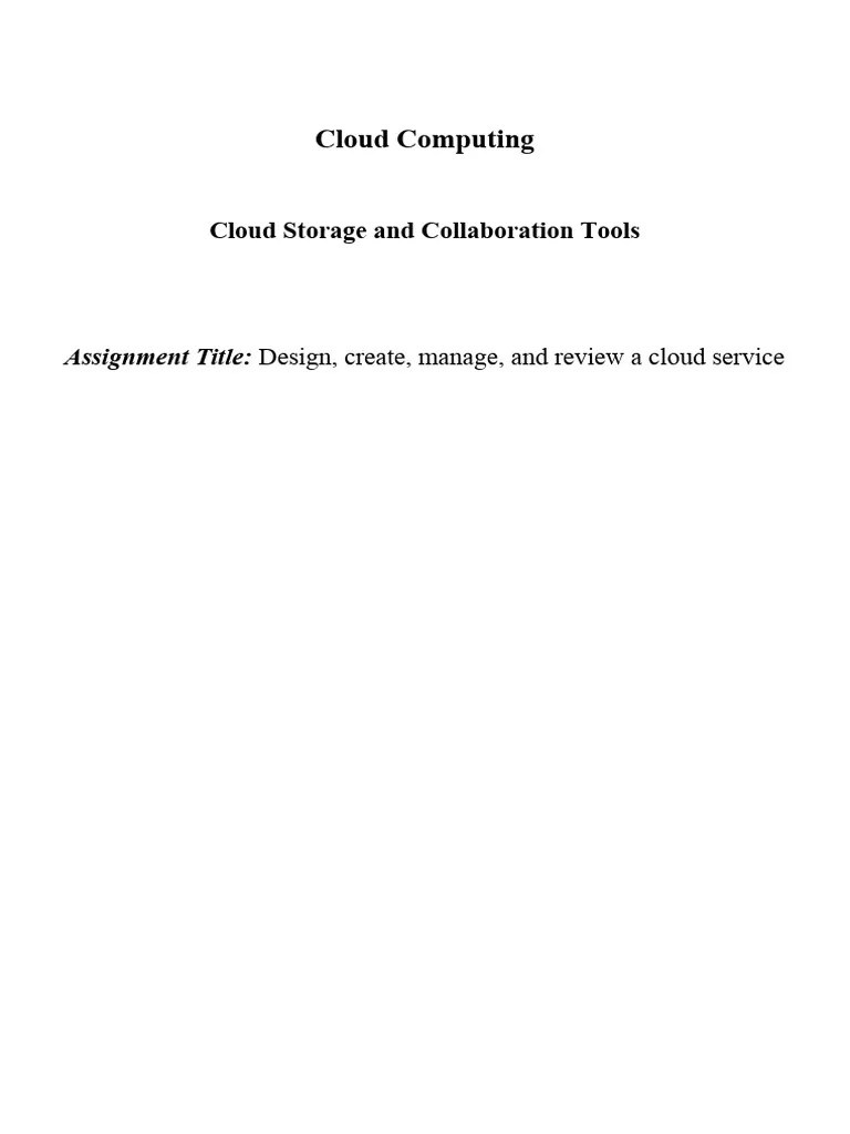 Cloud Assignment 02 | PDF | Software Development Process | Cloud Computing