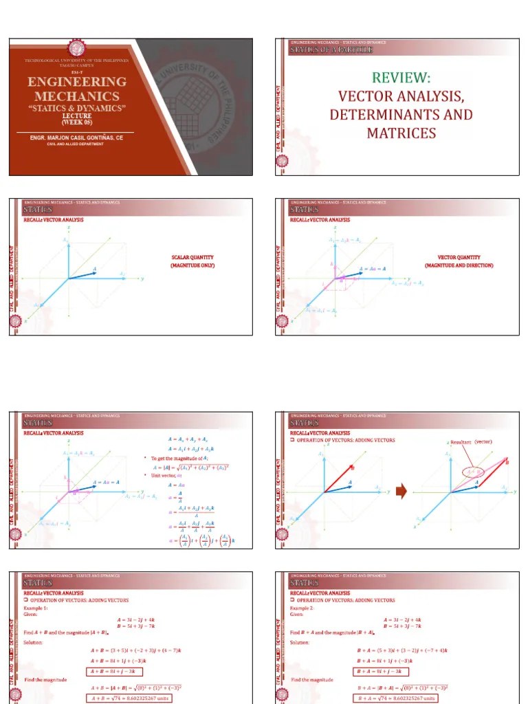 Week 05 Engineering Mechancs Statics Dynamics | Download Free PDF ...