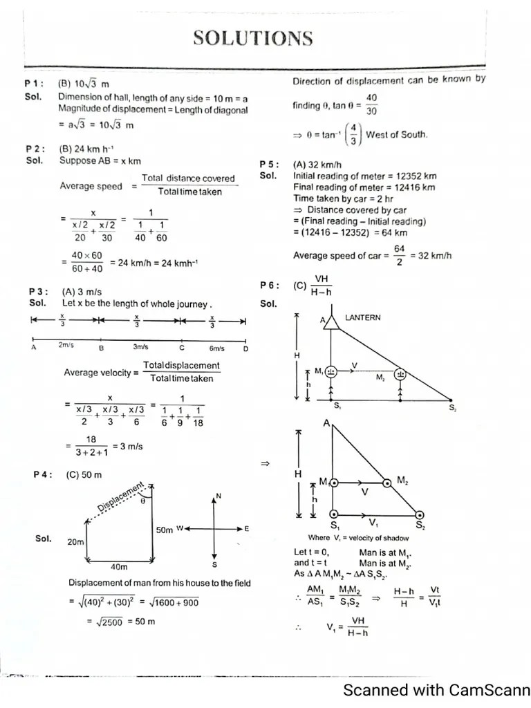 Kinematics 2 | PDF