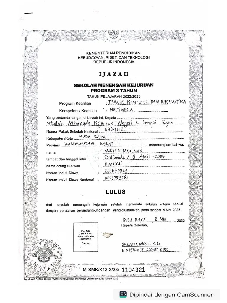 Penulisan Ijazah 2023 | PDF