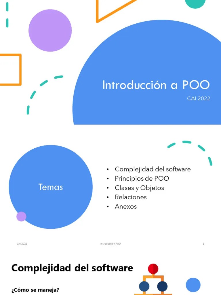 Introducción A POO | Descargar Gratis PDF | Objeto (informática ...