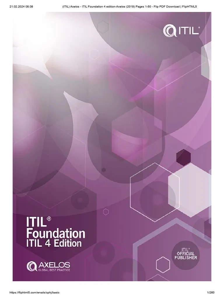 ITIL Foundation 4 Edition - (2019) | PDF | Metadata | Naming Conventions
