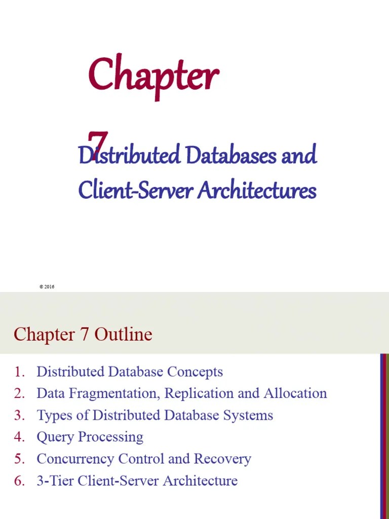 7 Distributed DB | PDF | Databases | Database Transaction