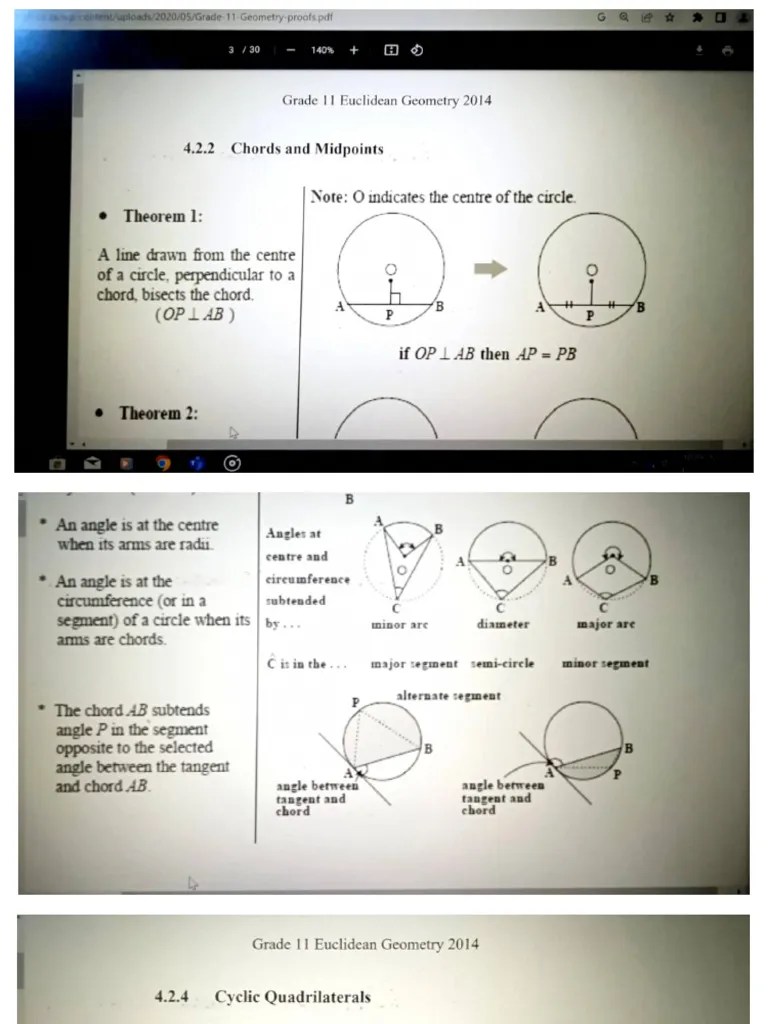 Euclidean Geometry Half Notes | PDF