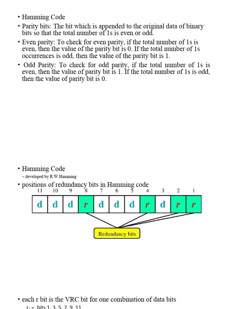 Hamming Code | PDF | Teaching Methods & Materials | Computers