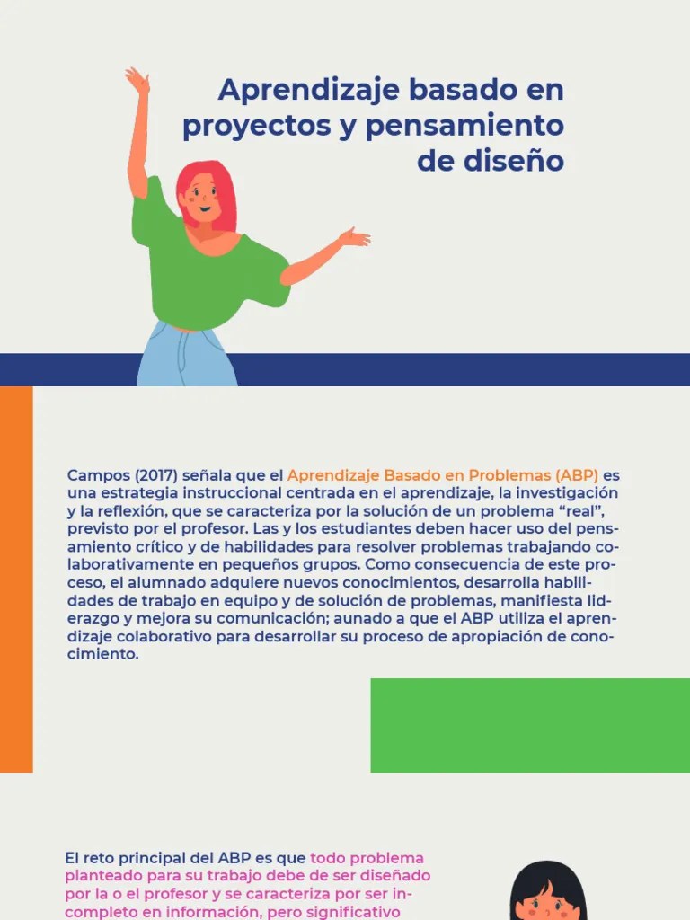 Aprendizaje Basado Proyectos | PDF | Aprendizaje | Maestros