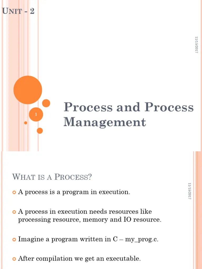 OS Unit 2 | PDF | Scheduling (Computing) | Process (Computing)