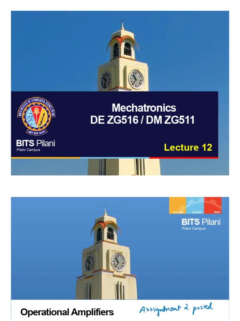 Lecture 12 Slides | PDF | Operational Amplifier | Analog Circuits