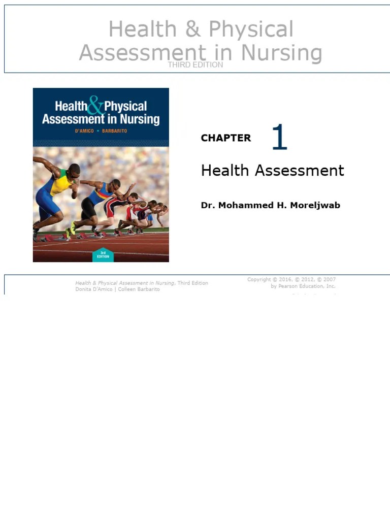 Physical Assessment Lecture - 1 Theory | PDF | Nursing | Medical Diagnosis