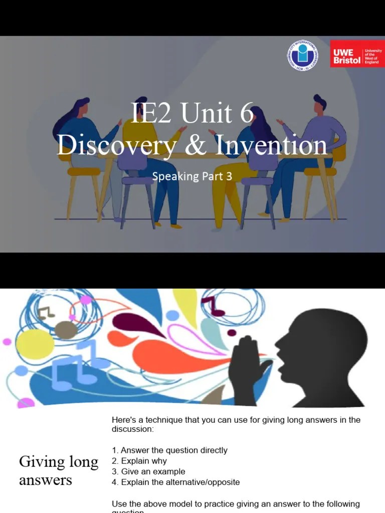 03 IELTS Speaking Practice Part 3 - Discussion - Discovery & Invention ...