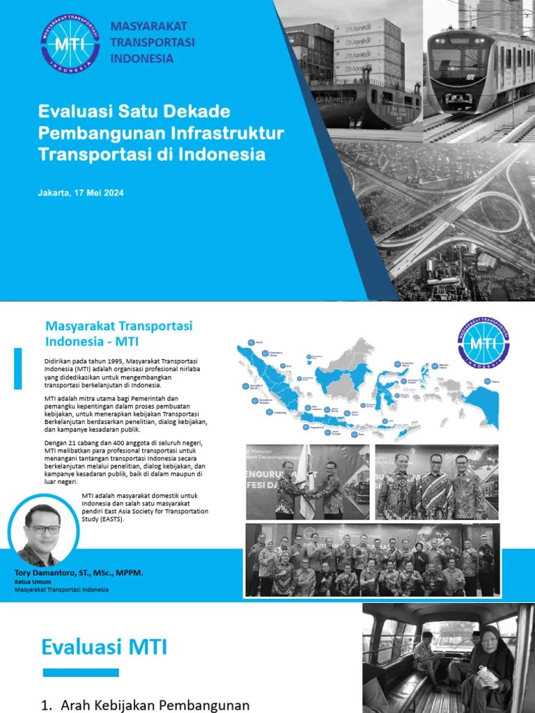 TDM - Evaluasi Satu Dekade Pembangunan Infrastruktur Transportasi Di ...