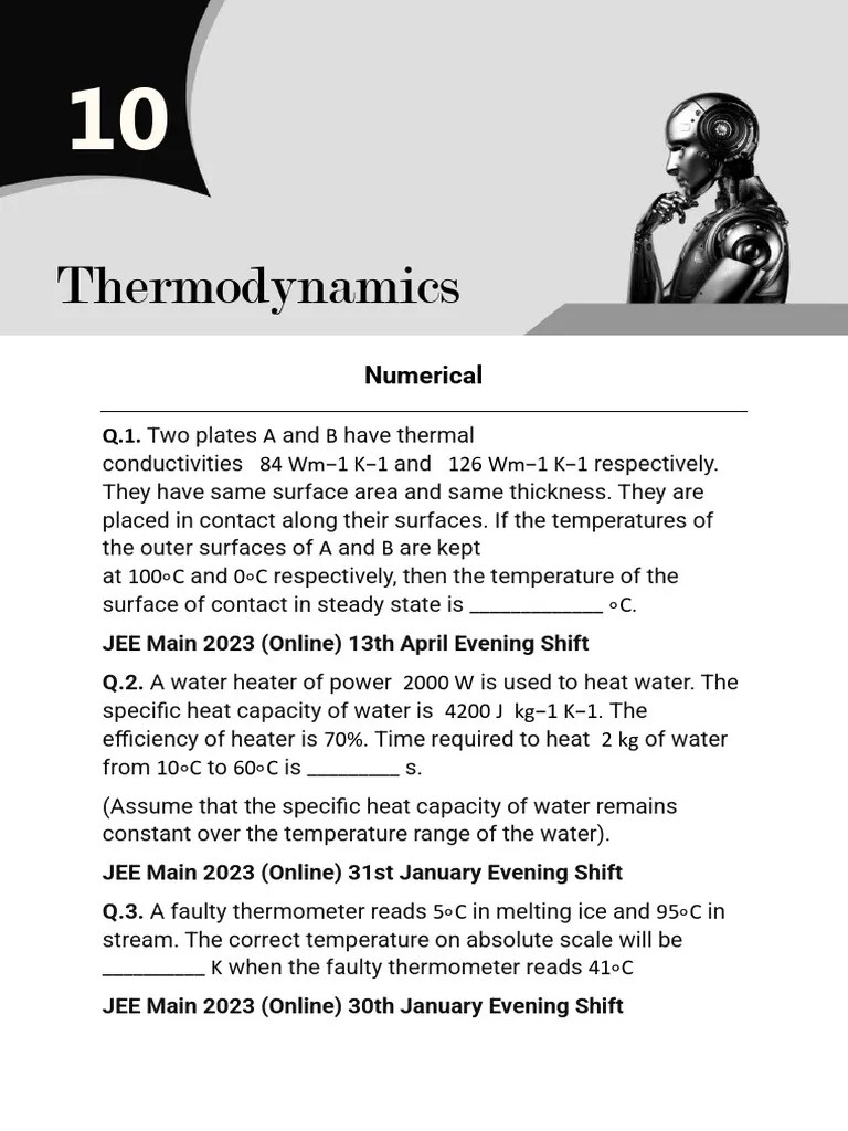 Thermodynamics | PDF | Gases | Temperature