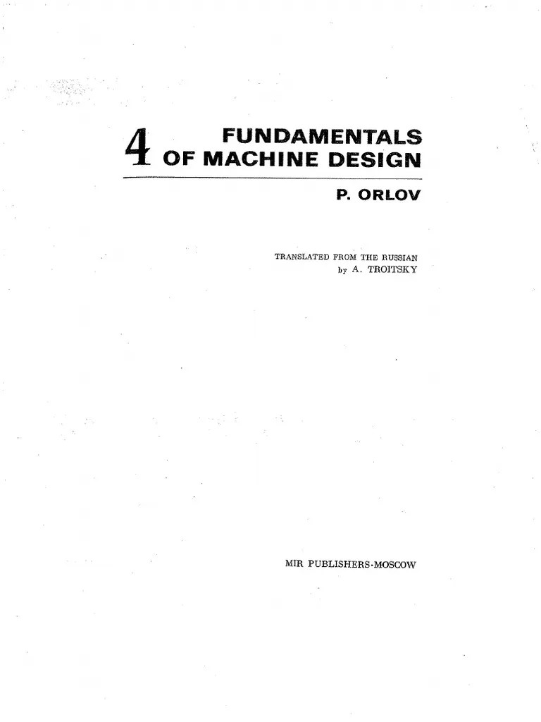 Fundamentals Of Machine Design-04 | PDF