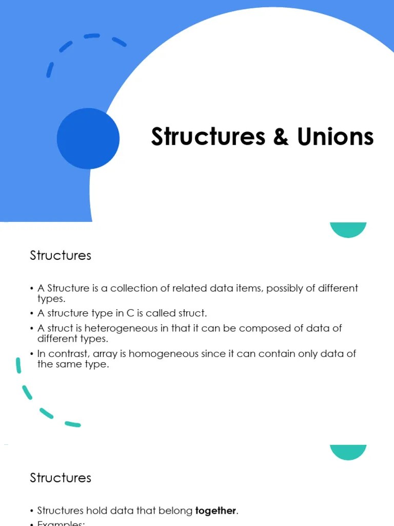 12 Structure - Union And Pointer | PDF | Pointer (Computer Programming ...