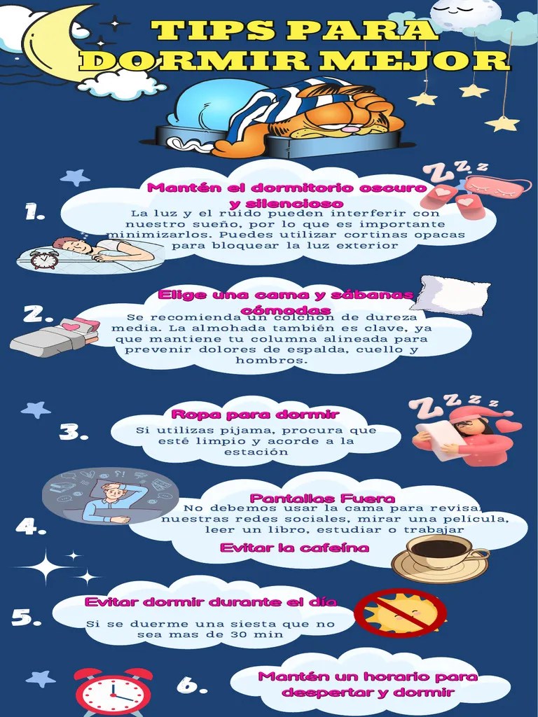 Infografía Tips Para Dormir Mejor | PDF