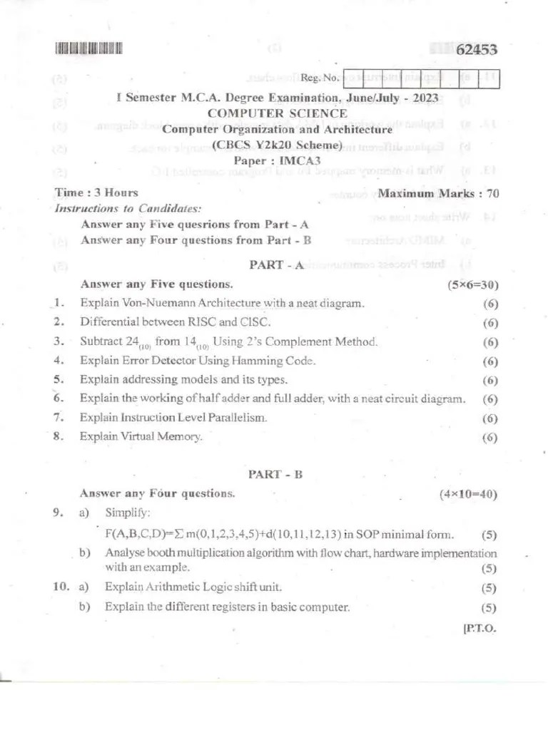 Computer Organization And Architecture | PDF