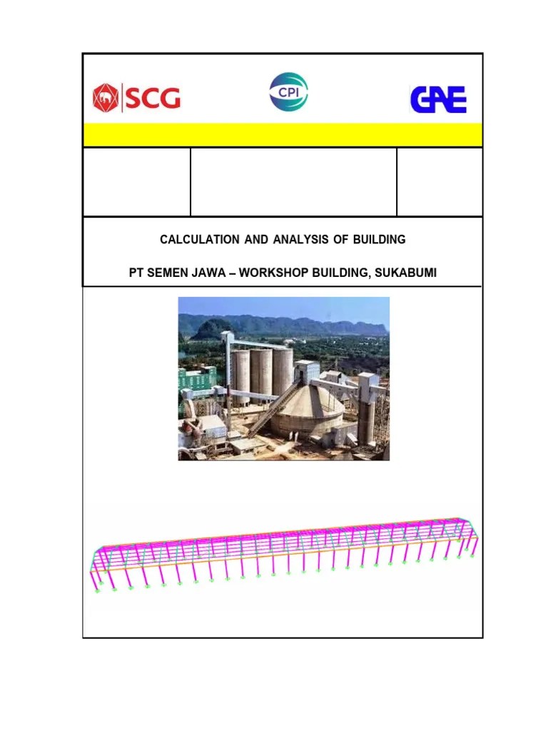 01 Workshop Calculation & Building Structural Analysis Report | PDF ...