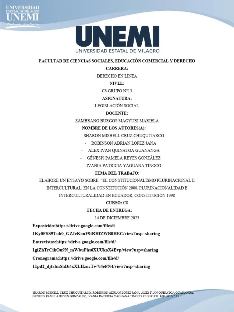 LEGISLACIÓN | PDF | Ecuador | Constitución
