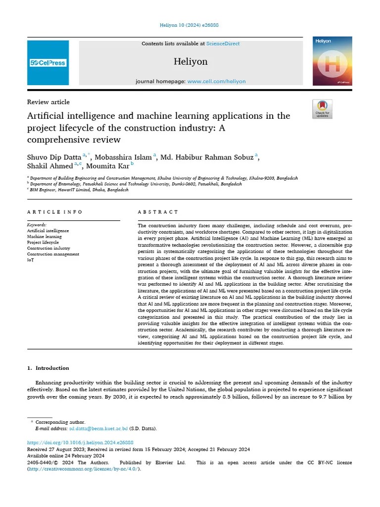 Artificial Intelligence And Machine Learning Applications In The | PDF ...