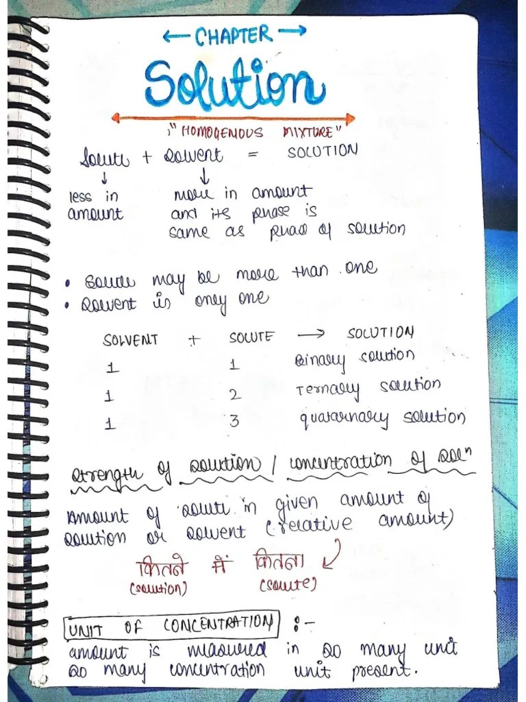 Solution Notespdf | PDF