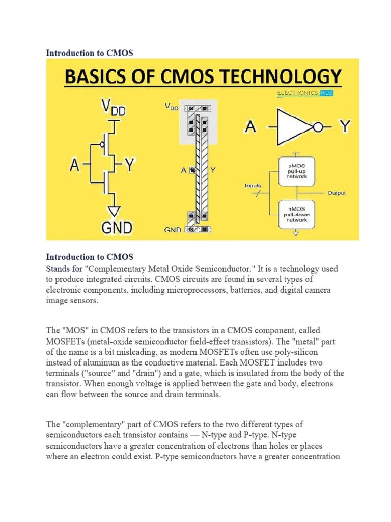 Cmos 1 | PDF | Cmos | Field Effect Transistor