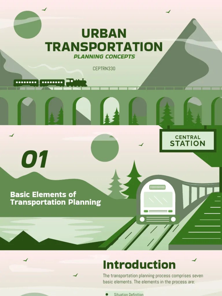 Urban Transportation Planning | PDF