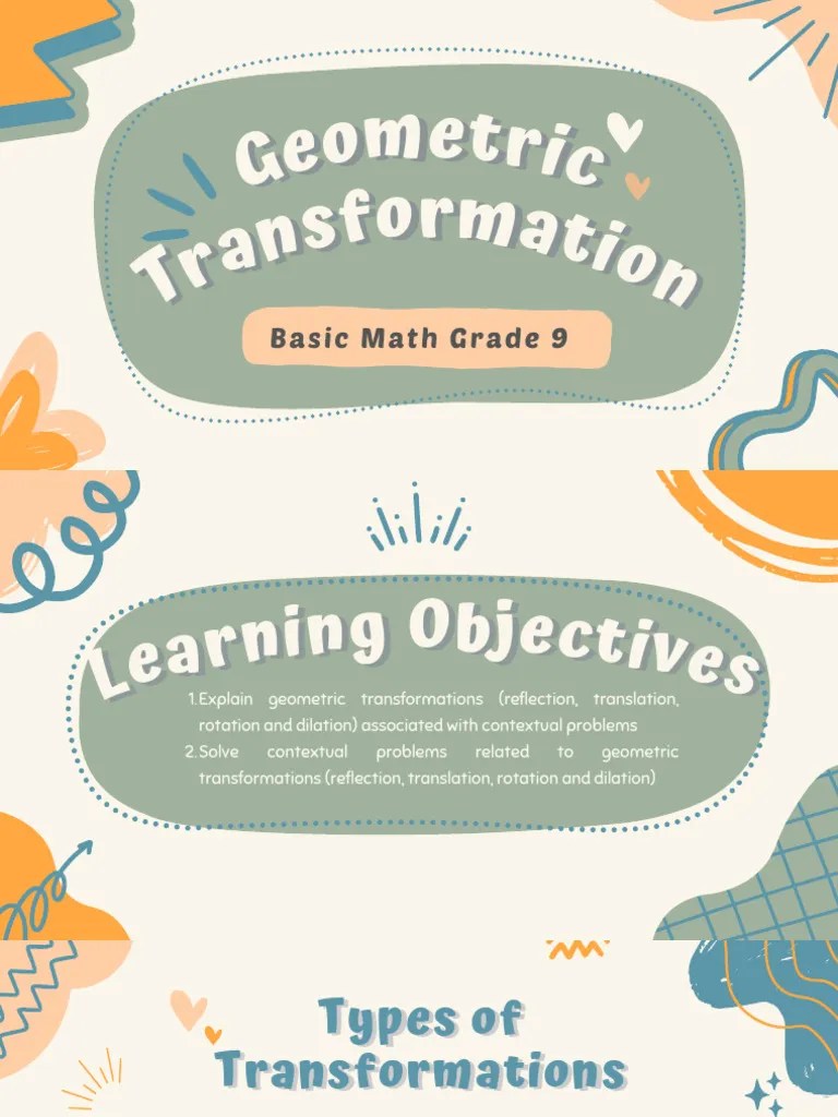 Geometric Transformation-1 | PDF | Shape | Cartesian Coordinate System