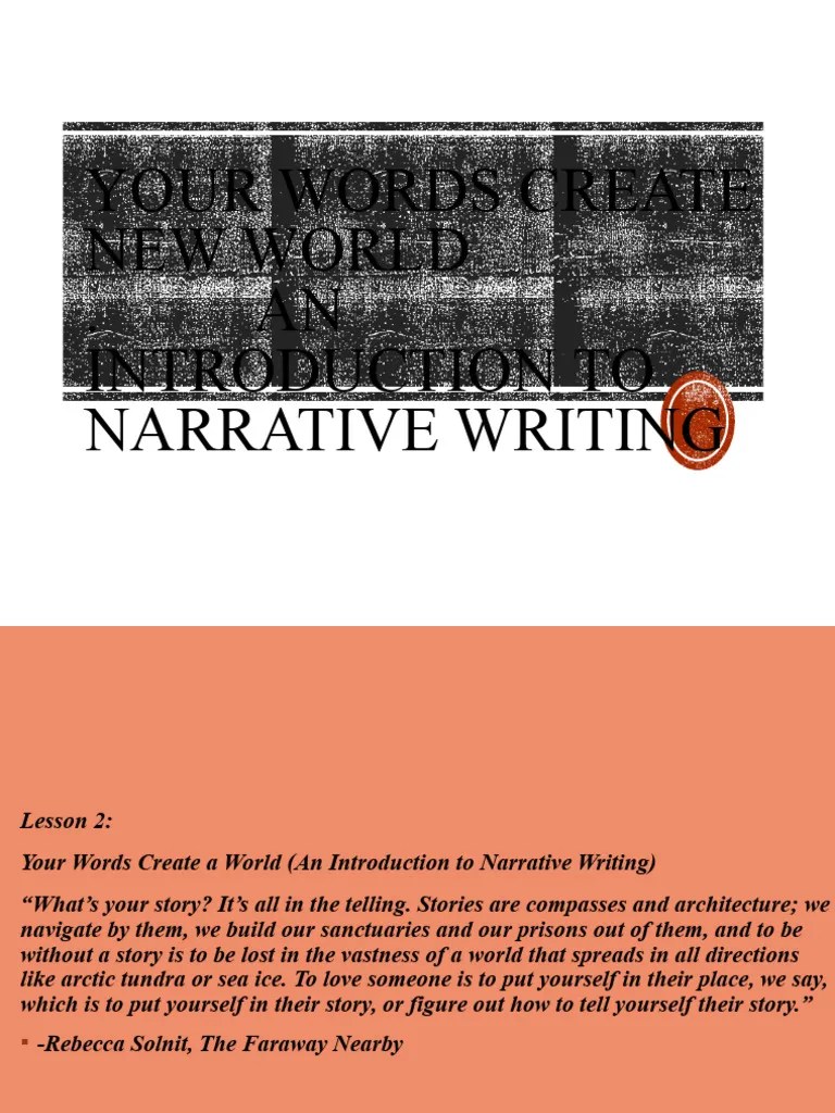 Reading And Writing | PDF | Narration | Narrative