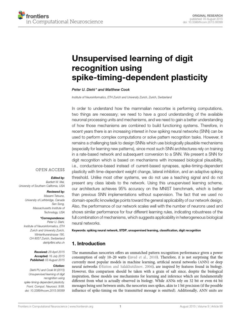 [Training1][SNN]Unsupervised Learning Of Digit Recognition Using Spike ...