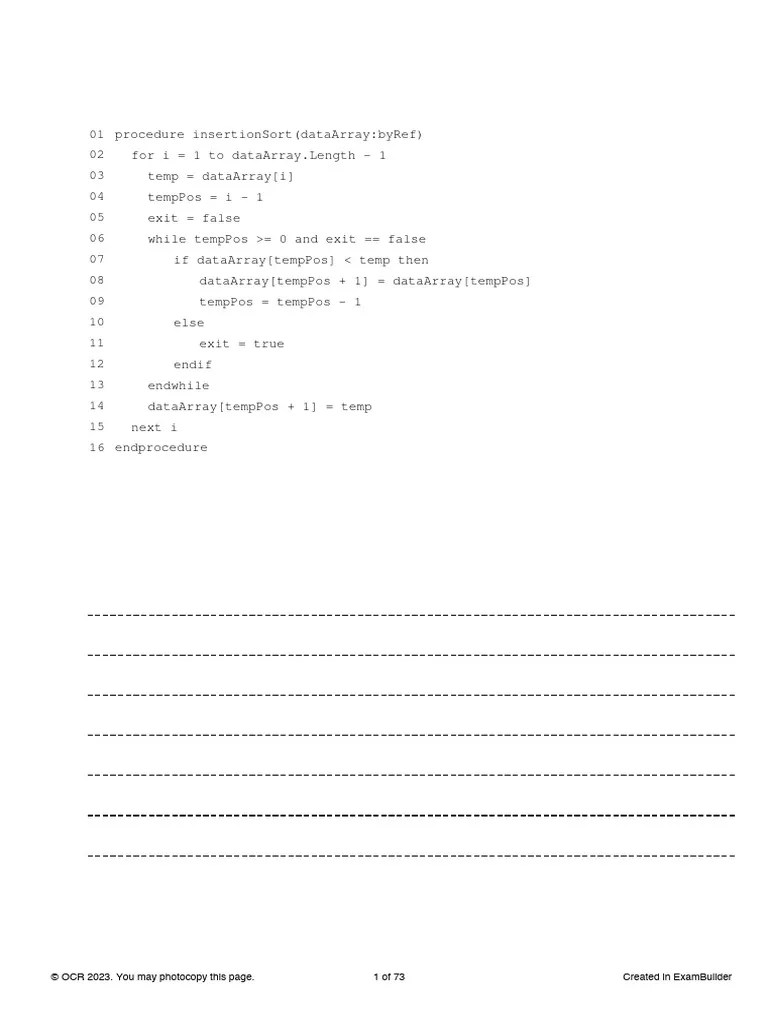 Merge Insertion Bubble Linear And Binary Search | PDF | Time Complexity ...