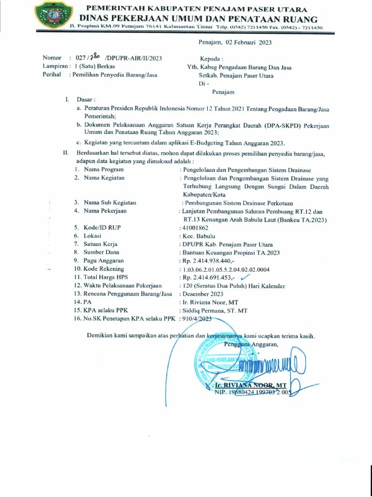 Surat Lelang | PDF