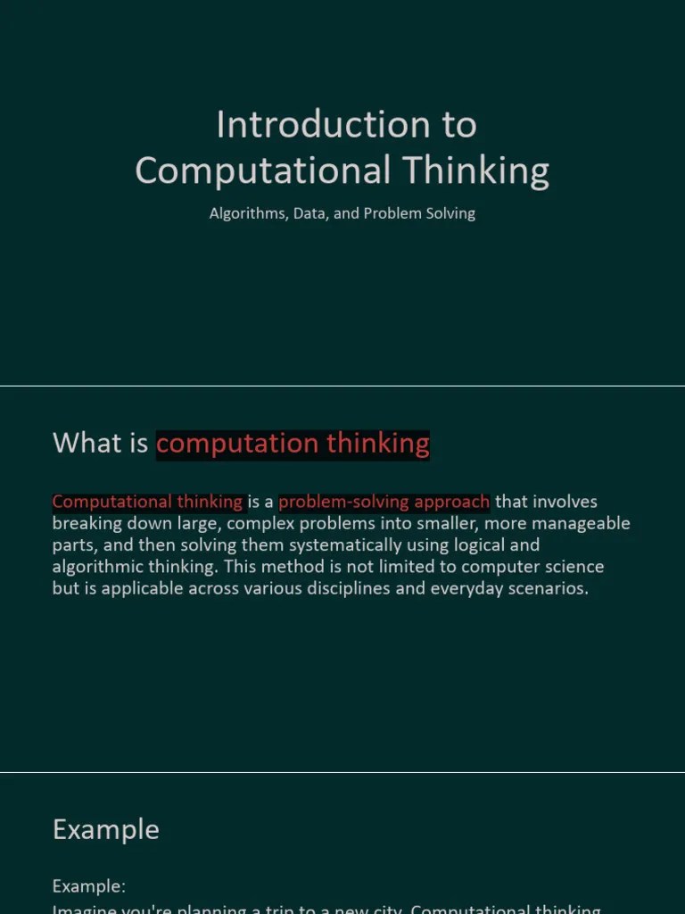 Lesson-1-introduction-to-computational-thinking_p1 | PDF | Numerical ...